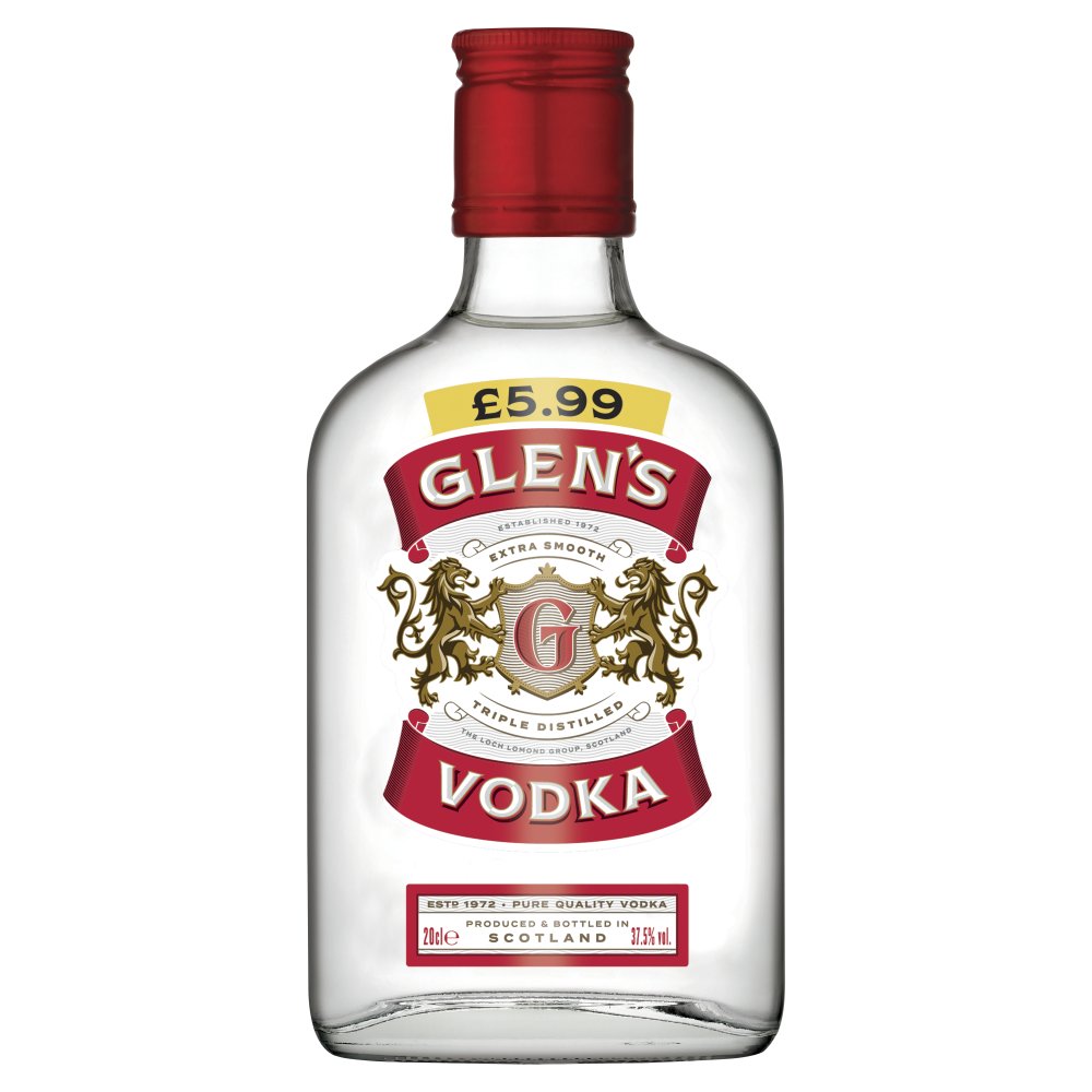 Glens Vodka 6X20cl PM5.99