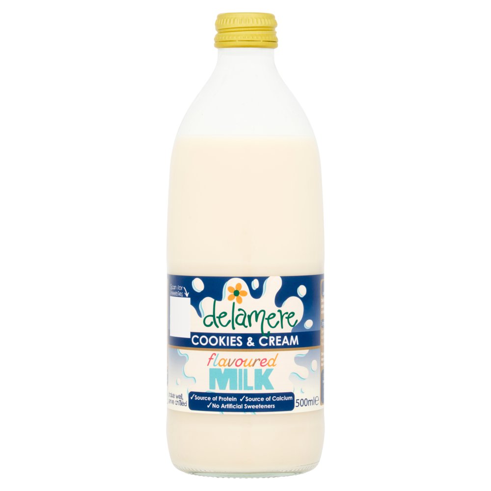 Delamere C/Cream Flavour Milk 12x500ml