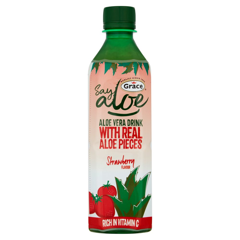 Grace Aloe Strawberry 12x500ml