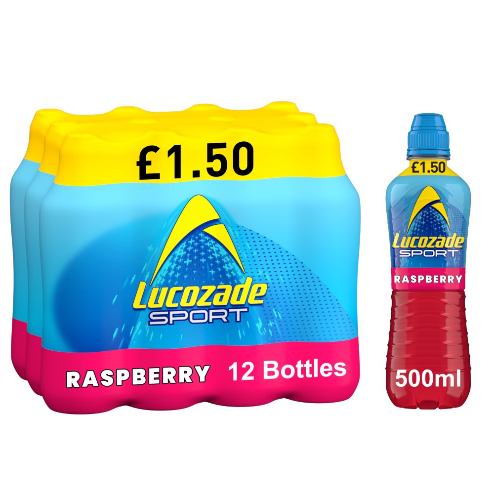 Lucozade SP Raspberry 12x500ml PM£1.50