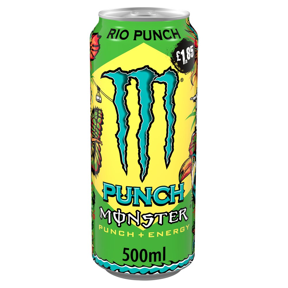 Monster Energy Drink Rio Punch 12 x 500ml PM £1.85