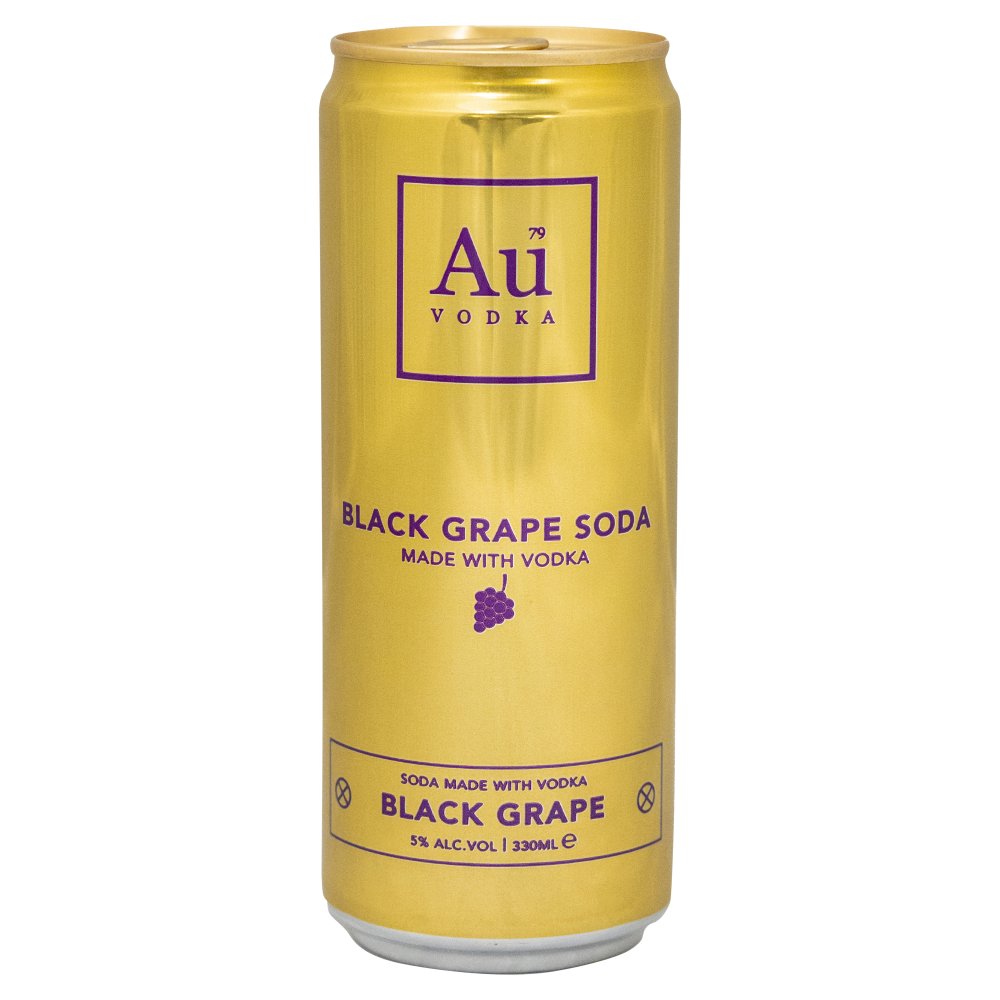 AU Vodka Black Grape 12x330ml