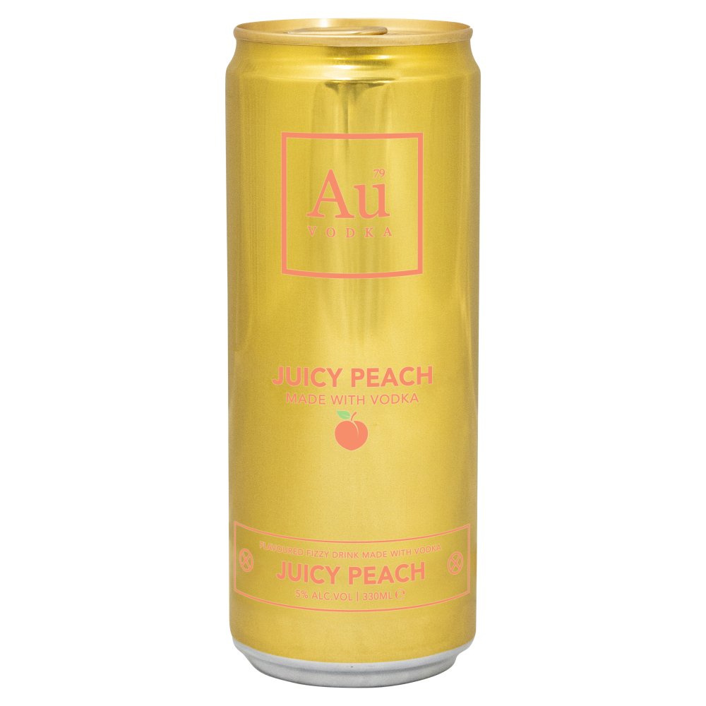 AU Vodka Juicy Peach 12x330ml