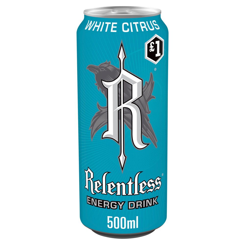 Relentless White Citrus 12x500ml