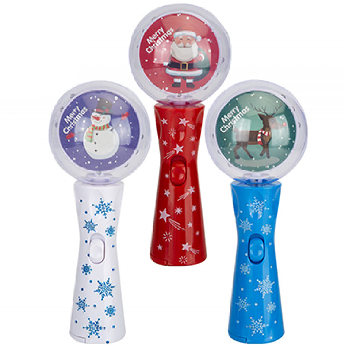 Christmas Led Ball Wands With Music 3 Ass