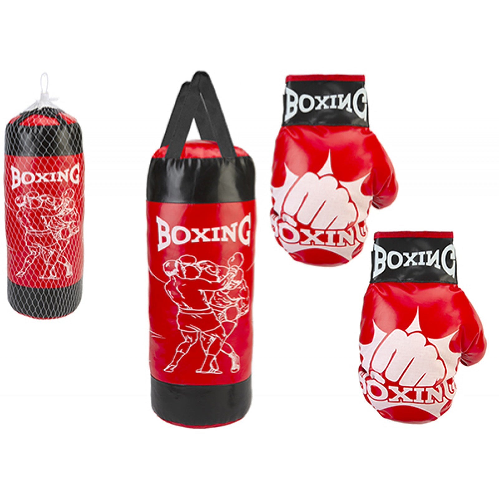 Large Kids Boxing Punch Bag and Gloves