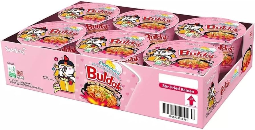 Buldak Carbonara Noodle Bowl 6x105g