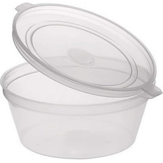 2oz Hinged Sauce Pots & Lids 1000 Pack