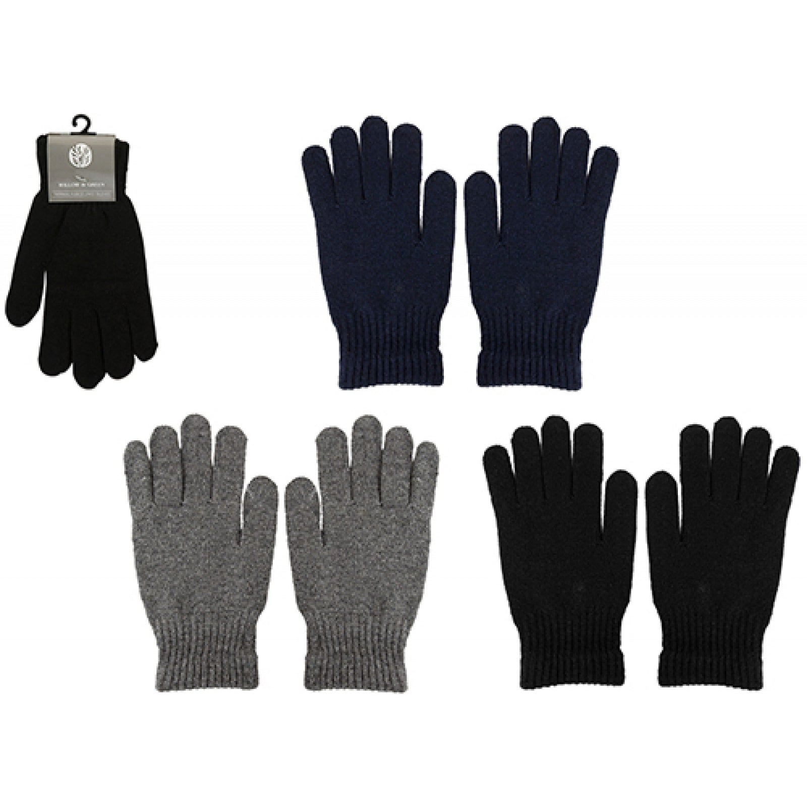 Thermal Fleece Lined Gloves W/Hangtag