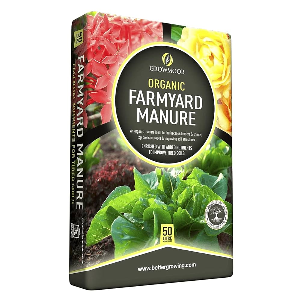 Growmoor Organic Farmyard Manure 50 Litres