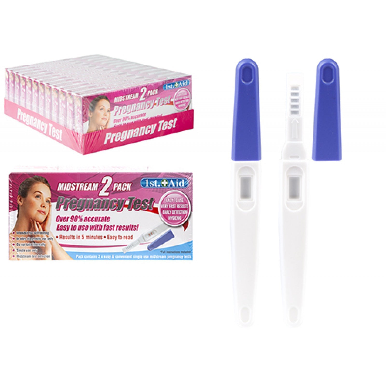 Twin Pack Mid Stream Deluxe Pregnancy