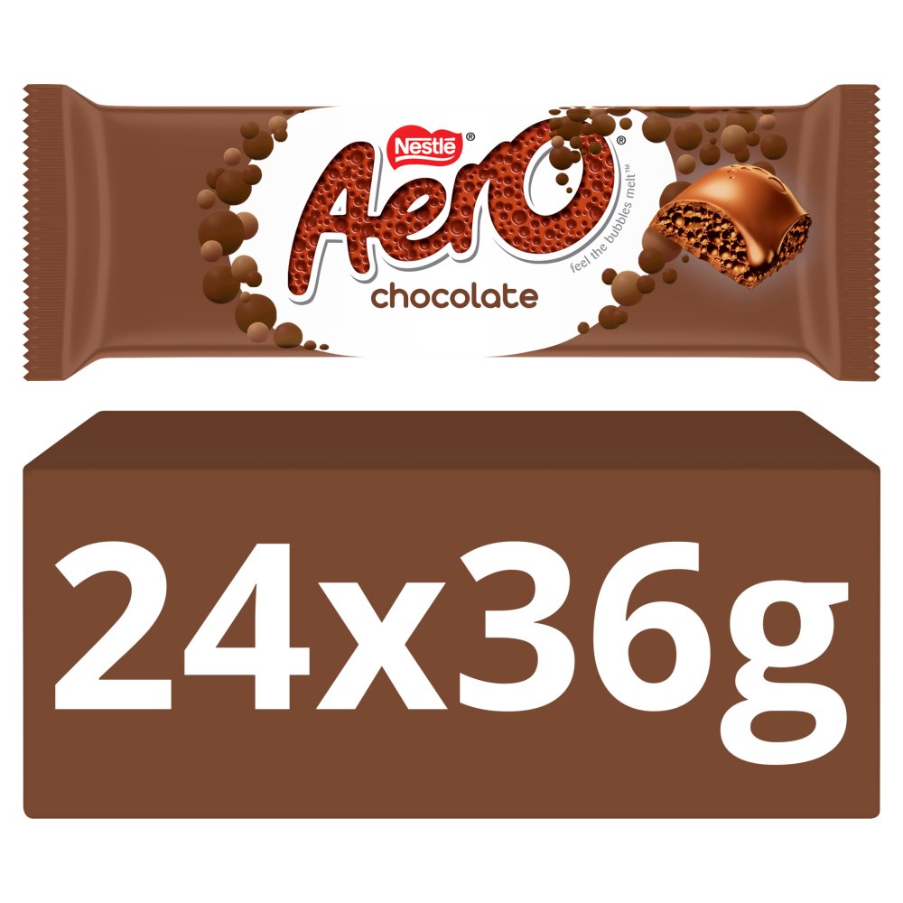 Nestle Aero Bubbly Bar Milk 24x36g