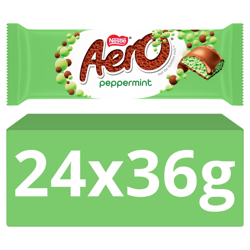 Nestle Aero Bubbly Bar Peppermint 24x36g