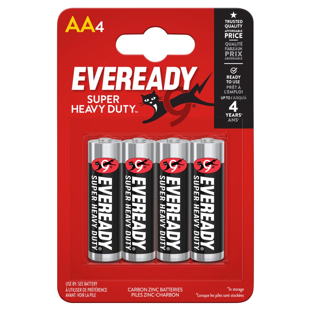 Eveready AA Batteries 12x4pk