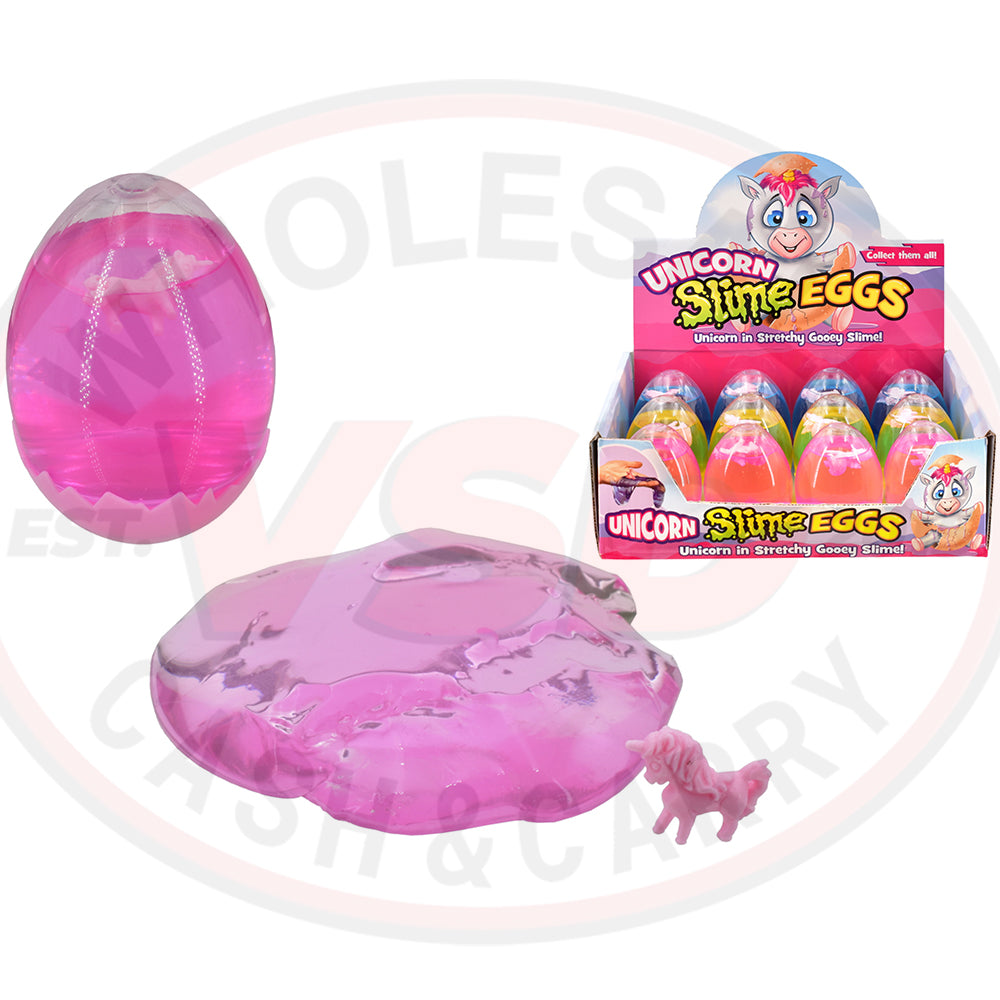 Unicorn Slime Eggs 12pk