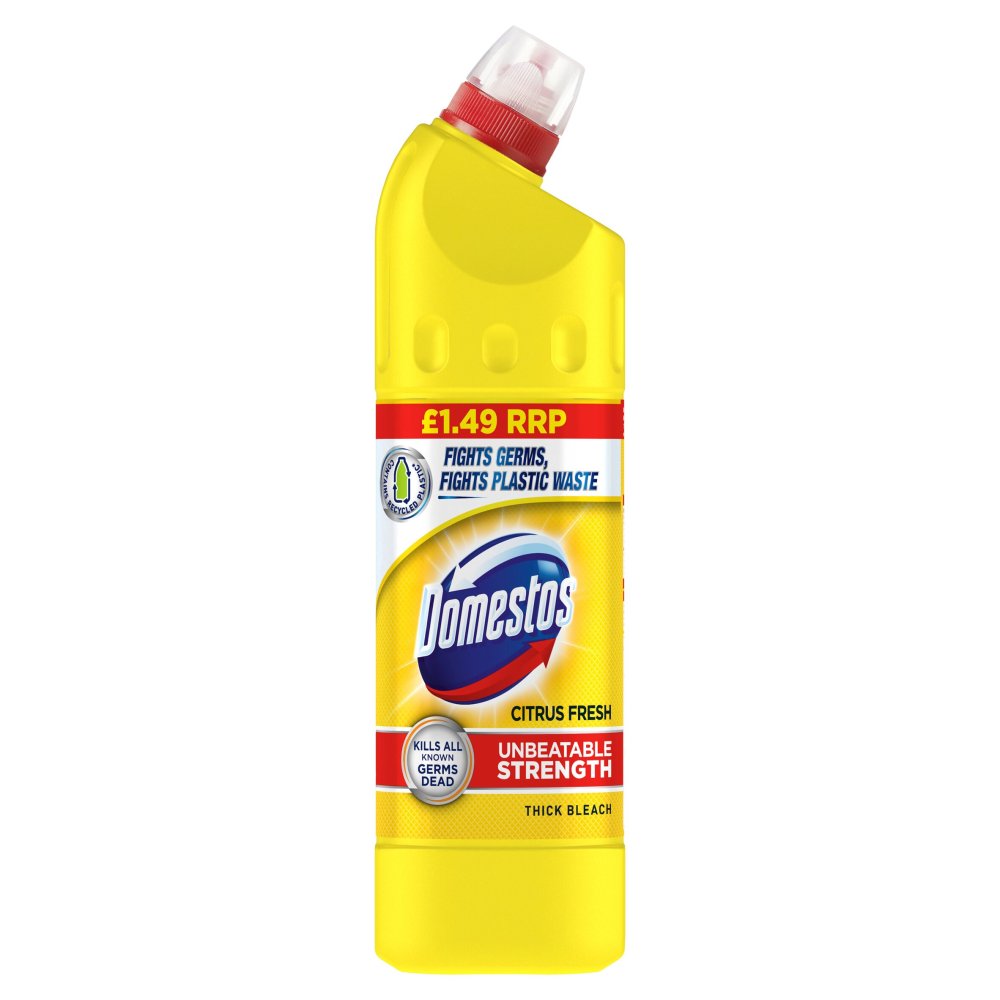 Domestos Citrus Thick Bleach 9x750ml PM£1.35