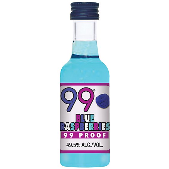 99 Brand Liqueur Shot Blue Raspberry 10x5cl