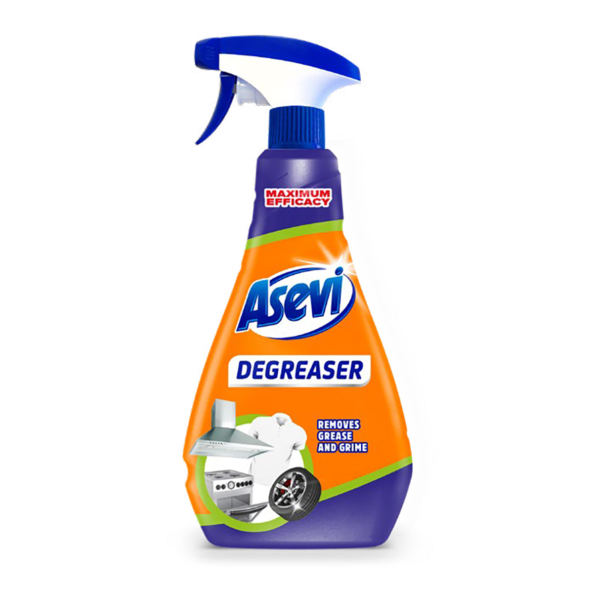 Asevi Degreaser Trigger Spray 12 x 750ml RRP £2.99
