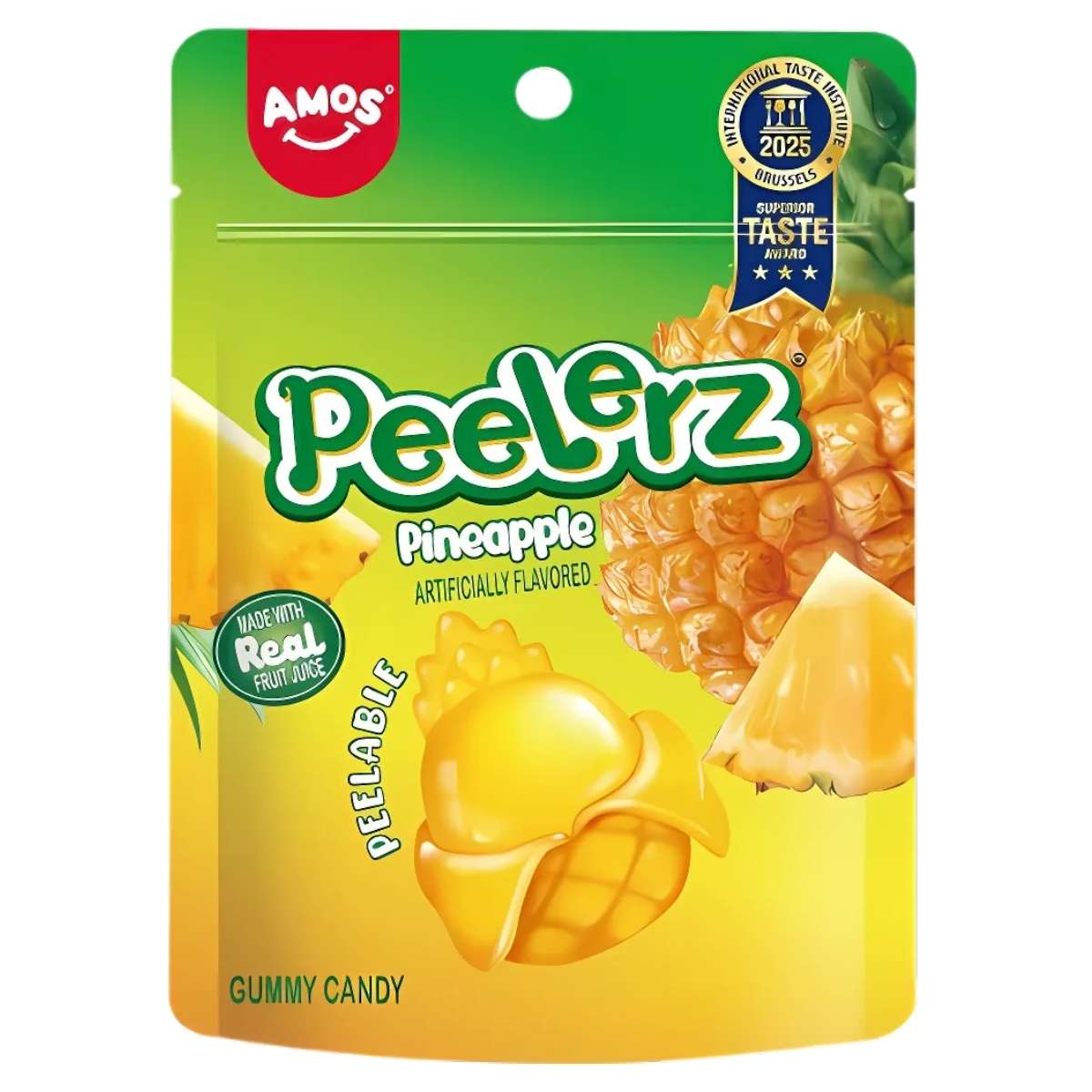 Amos Peelerz Gummy Pineapple 12x65g