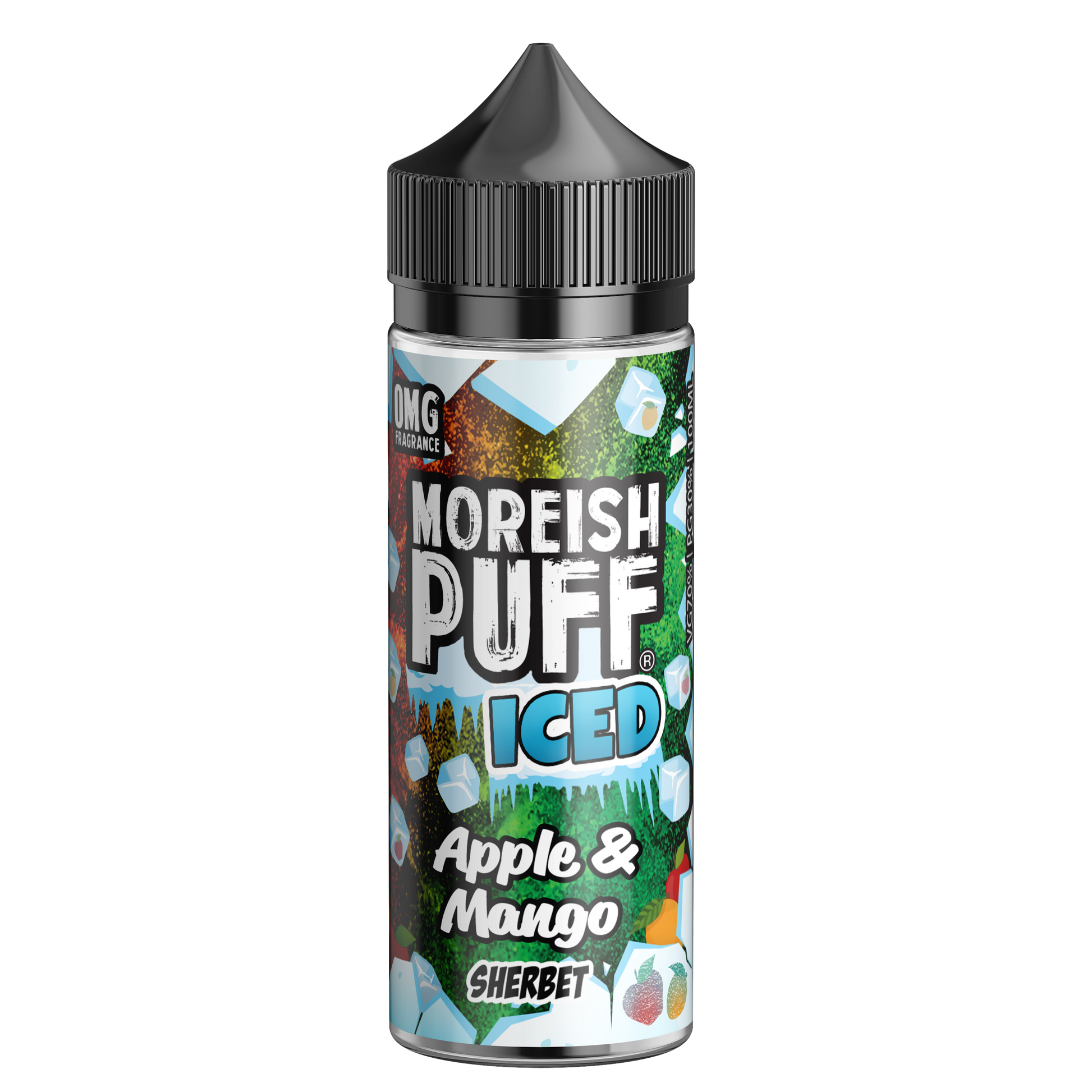 Moreish Puff Iced Apple & Mango Sherbet 0mg 100ml Shortfill E-Liquid