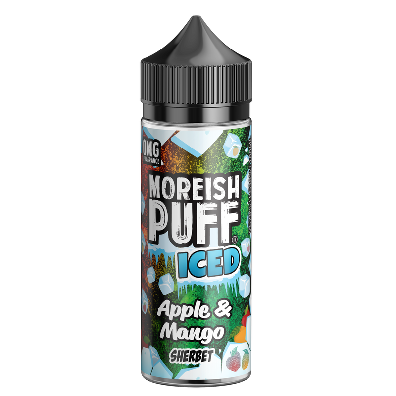 Moreish Puff Iced Apple & Mango Sherbet 0mg 100ml Shortfill E-Liquid