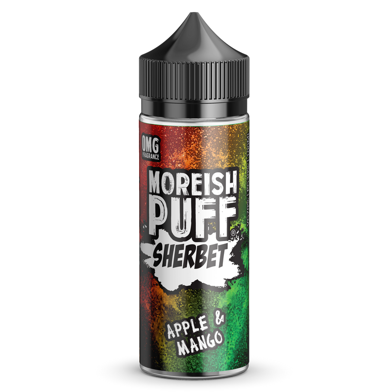 Moreish Puff Sherbet: Apple & Mango Sherbet 0mg 100ml Shortfill E-Liquid