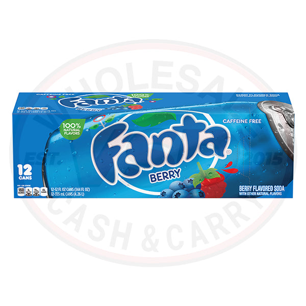 Fanta Berry Cans (355mlx12)