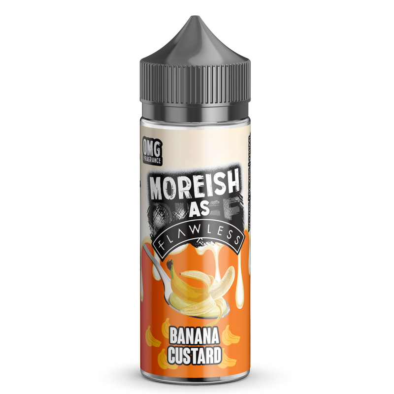 Moreish As Flawless Banana Custard 0mg 100ml Shortfill E-Liquid