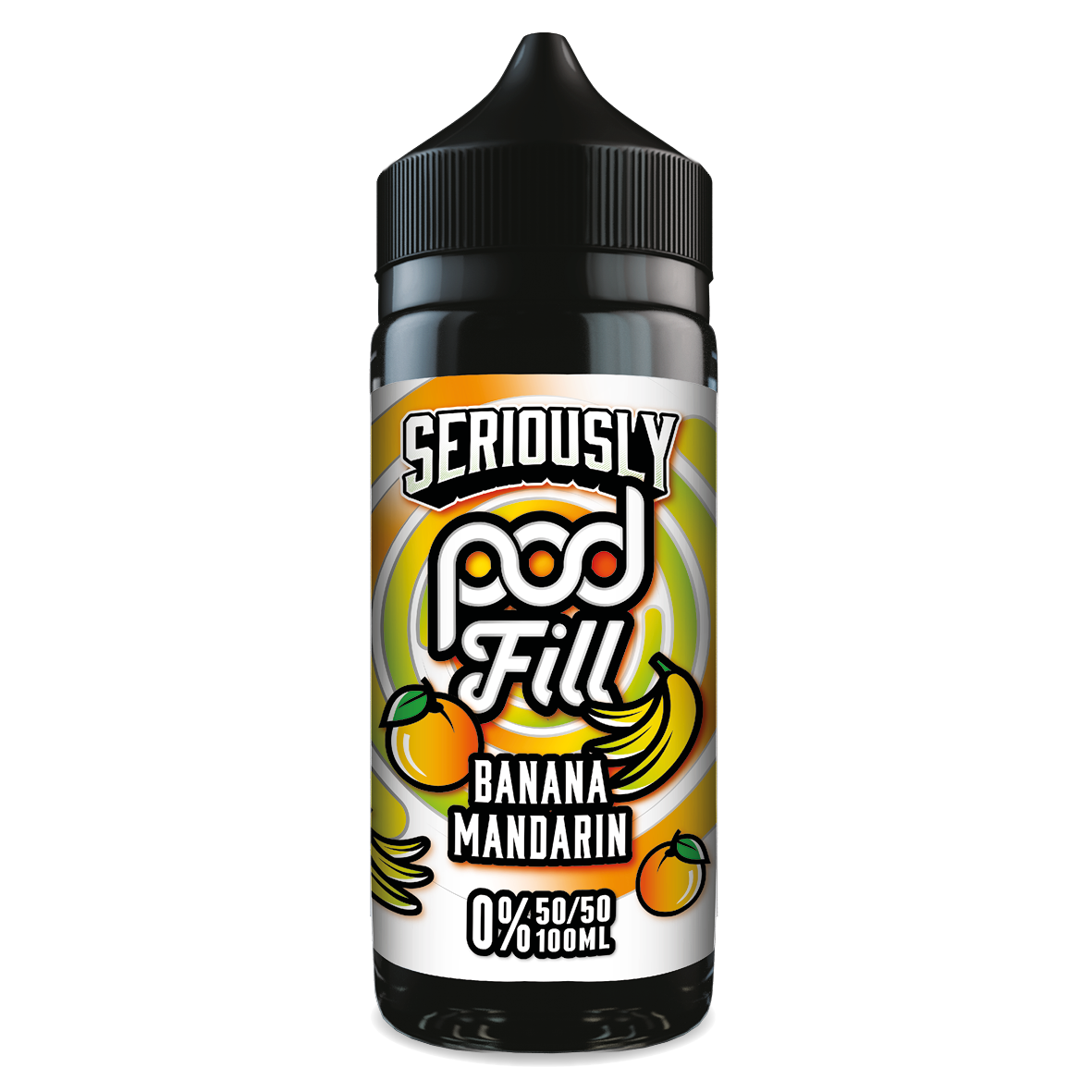 Seriously Pod Fill Banana Mandarin 100ml Shortfill