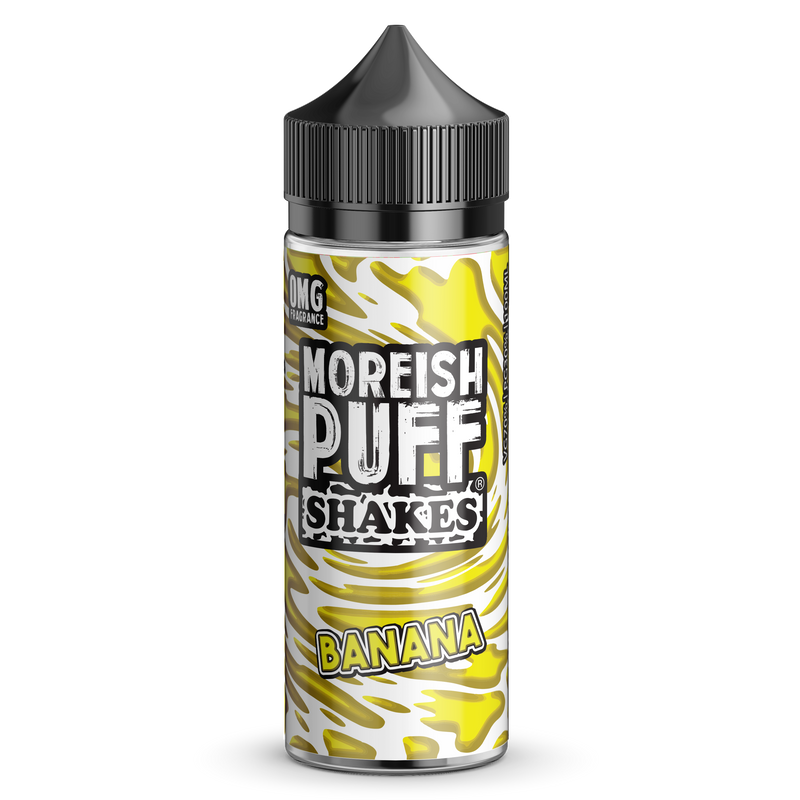 Moreish Puff Shakes: Banana Shakes 0mg 100ml Shortfill E-Liquid