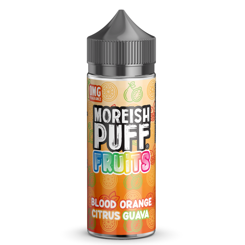 Blood Orange Citrus Guava by Moreish Puff Fruits 100ml Shortfill