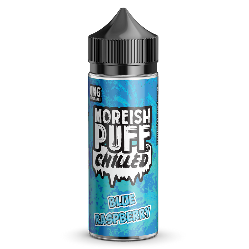 Moreish Puff Chilled: Blue Raspberry Chilled 0mg 100ml Shortfill E-Liquid