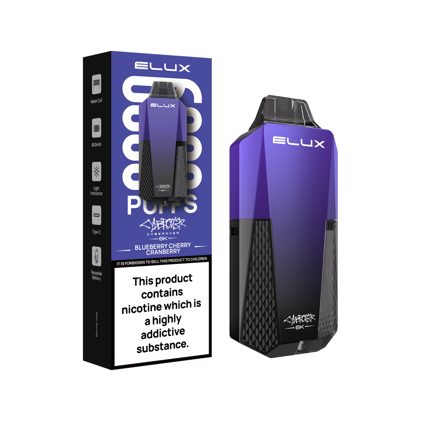 Elux Cyberover 6K Prefilled Pod Kit