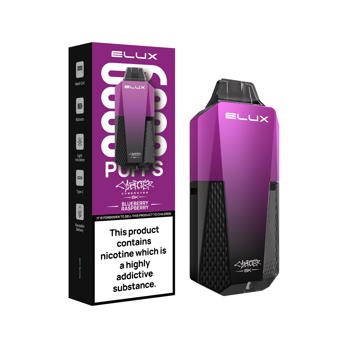 Elux Cyberover 6K Prefilled Pod Kit