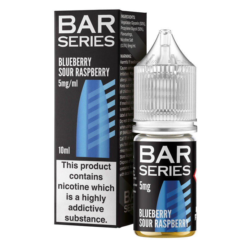 Blueberry Sour Raspberry Nic Salt by Bar Series - Nic Salts UK