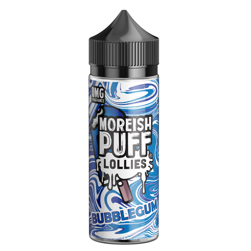 Moreish Puff Lollies Bubblegum 0mg 100ml Shortfill E-Liquid