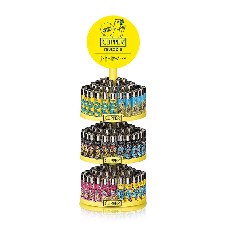 Clipper Display 3×48 + 48 Free Lighters