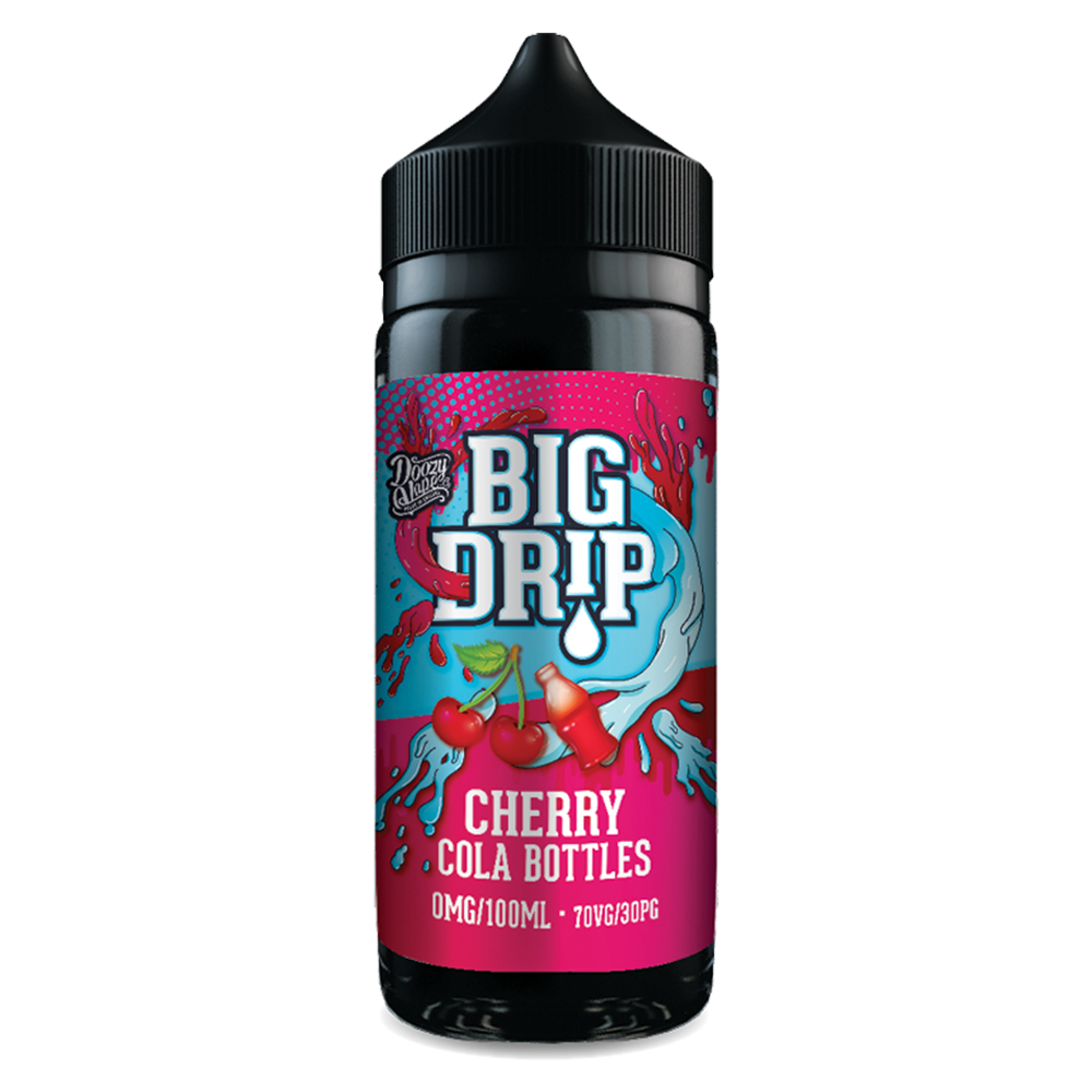 Big Drip Cherry Cola Bottles 100ml Shortfill