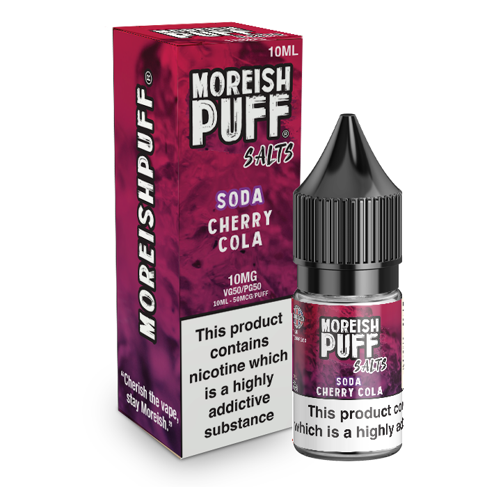 Moreish Puff Soda 10ml Nic Salt 10mg