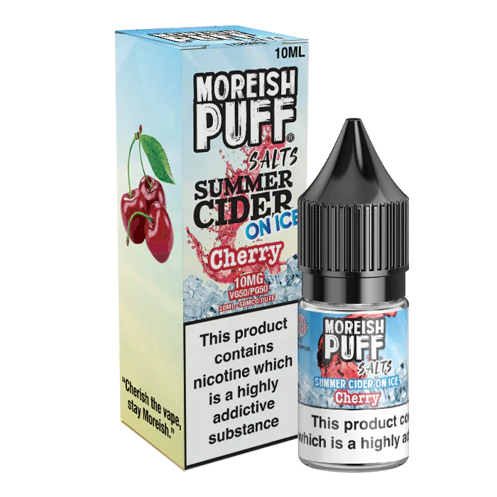 Moreish Puff Summer Cider on Ice 10ml Nic Salt 10mg