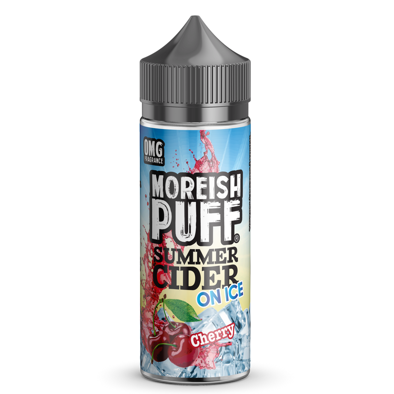 Moreish Puff Summer Cider On Ice: Cherry 0mg 100ml Shortfill E-Liquid