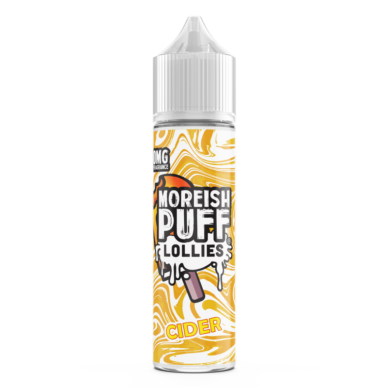 Moreish Puff Lollies Cider 0mg 50ml Shortfill E-Liquid