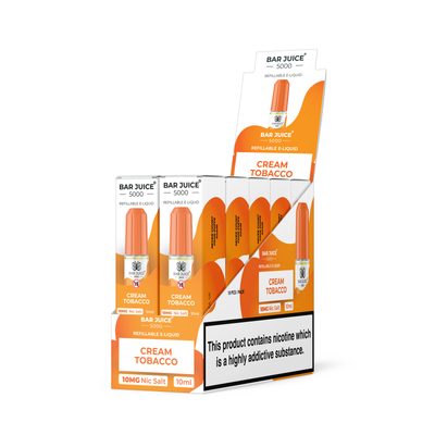 Cream Tobacco / Pack of 10 / 20mg