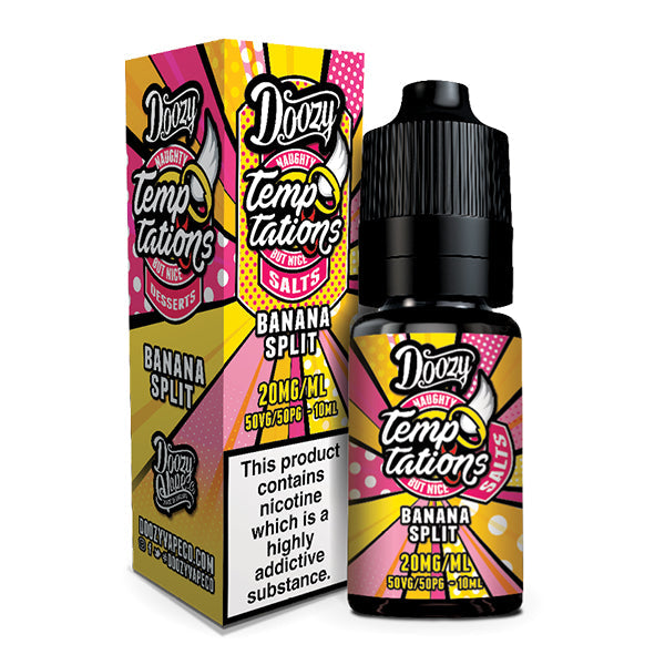 Doozy Temptations Banana Split 10ml Nic Salt