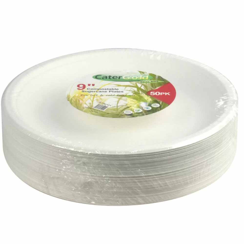 Eco-Bio Bagasse Plates 9