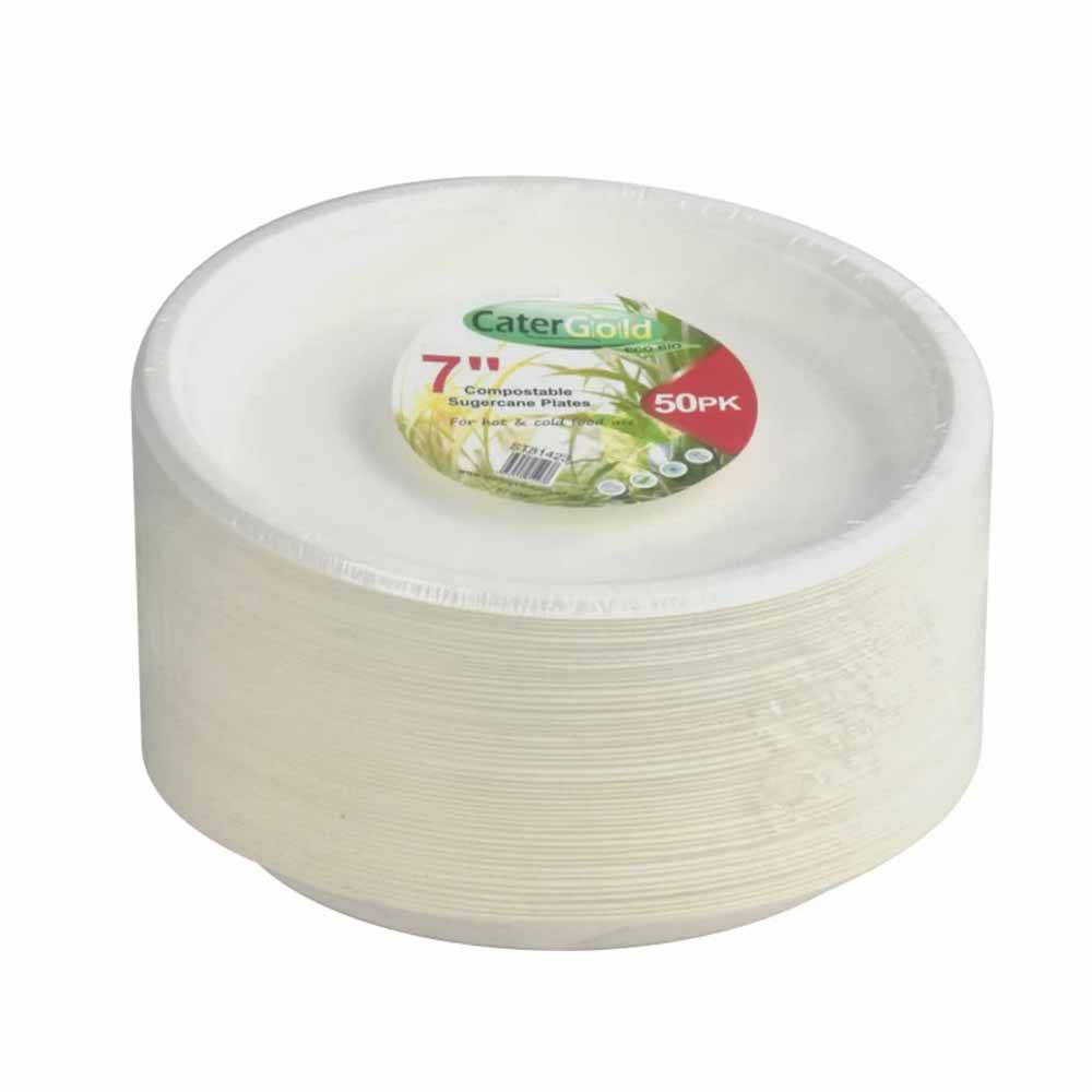 Eco-Bio Bagasse Plates 7