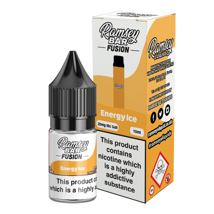 Ramsey Bar Fusion Energy Ice 10ml Nic Salt