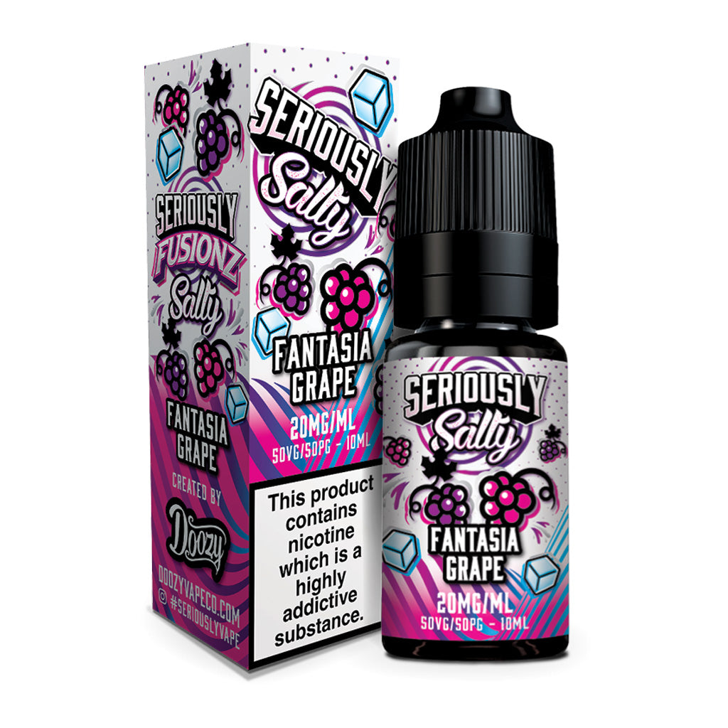 Seriously Fusionz Salty Fantasia Grape 10ml Nic Salt