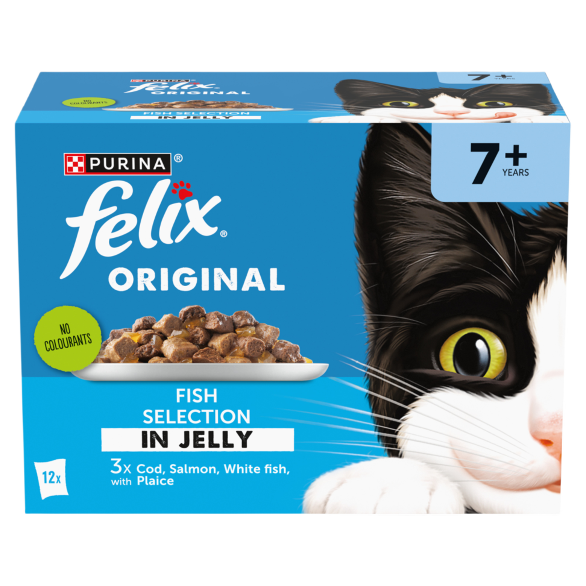 Felix Original Fish Selection in Jelly Wet Cat Food 4 x 12 x 85g PM£3.99
