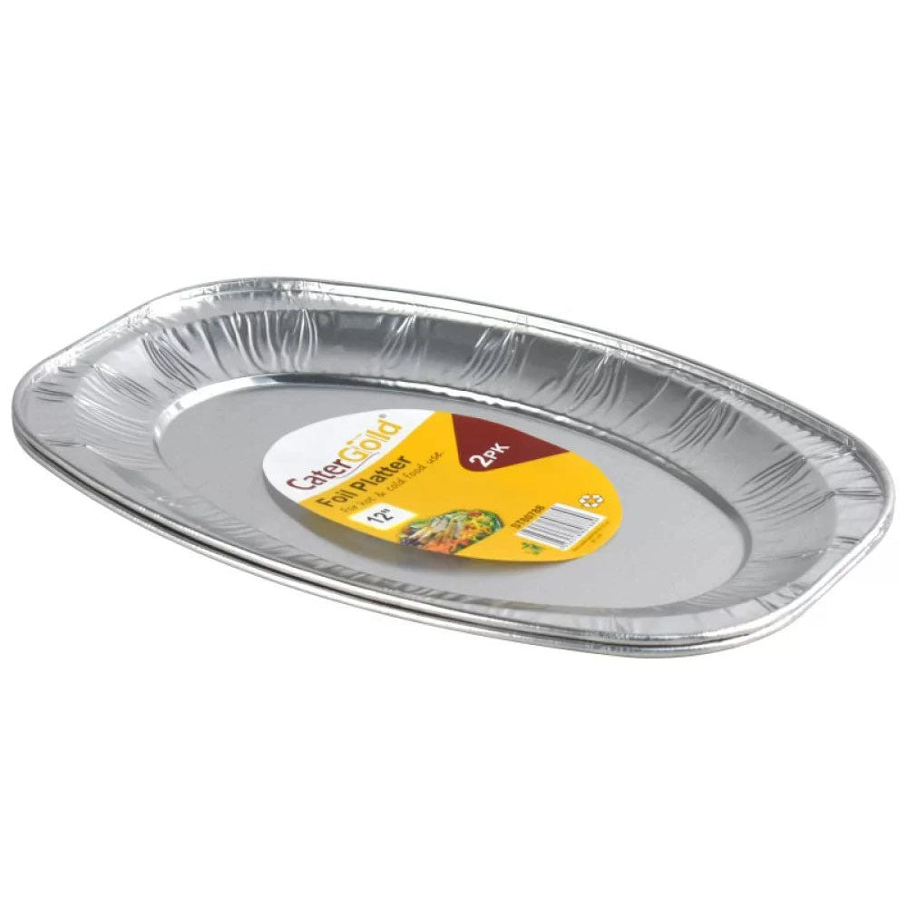 Foil Platter 12” 2pk